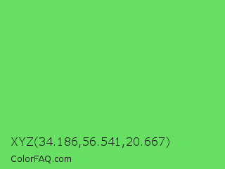 XYZ 34.186,56.541,20.667 Color Image