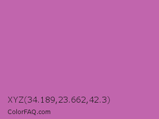 XYZ 34.189,23.662,42.3 Color Image