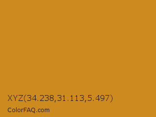 XYZ 34.238,31.113,5.497 Color Image