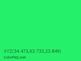 XYZ 34.473,63.733,23.849 Color Image