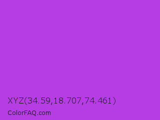 XYZ 34.59,18.707,74.461 Color Image