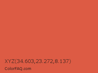 XYZ 34.603,23.272,8.137 Color Image