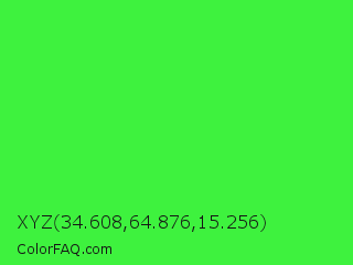 XYZ 34.608,64.876,15.256 Color Image