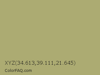 XYZ 34.613,39.111,21.645 Color Image