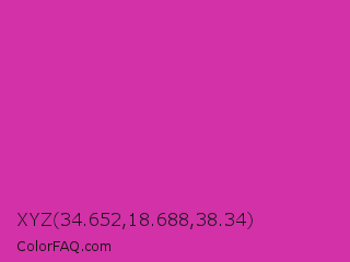 XYZ 34.652,18.688,38.34 Color Image
