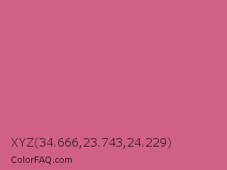 XYZ 34.666,23.743,24.229 Color Image