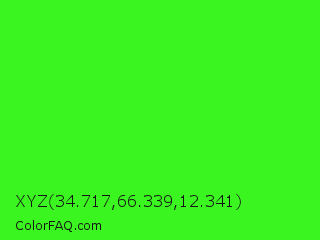 XYZ 34.717,66.339,12.341 Color Image