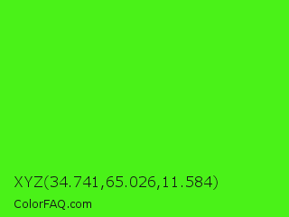 XYZ 34.741,65.026,11.584 Color Image