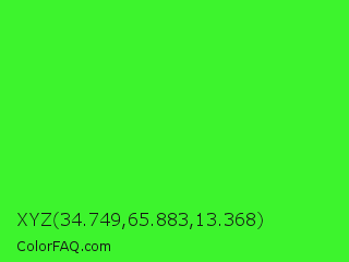 XYZ 34.749,65.883,13.368 Color Image