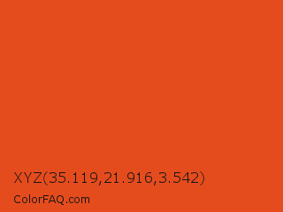 XYZ 35.119,21.916,3.542 Color Image