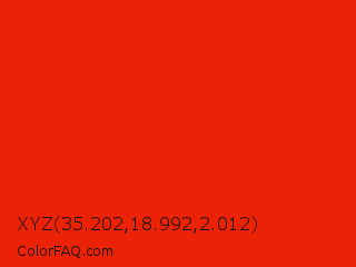 XYZ 35.202,18.992,2.012 Color Image
