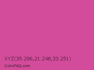 XYZ 35.296,21.248,33.251 Color Image