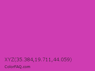 XYZ 35.384,19.711,44.059 Color Image