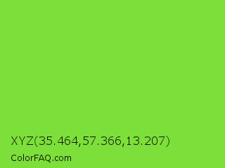 XYZ 35.464,57.366,13.207 Color Image