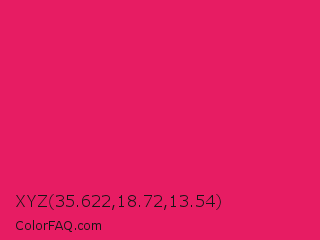 XYZ 35.622,18.72,13.54 Color Image
