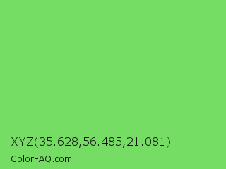 XYZ 35.628,56.485,21.081 Color Image