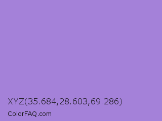 XYZ 35.684,28.603,69.286 Color Image