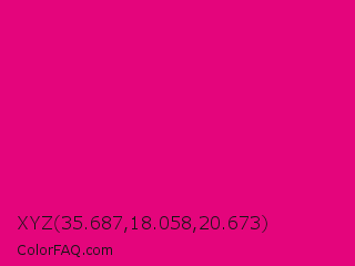XYZ 35.687,18.058,20.673 Color Image