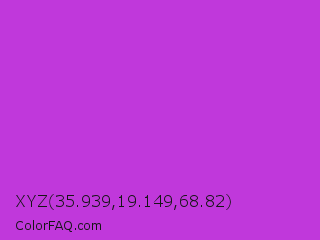 XYZ 35.939,19.149,68.82 Color Image