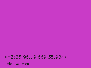 XYZ 35.96,19.669,55.934 Color Image