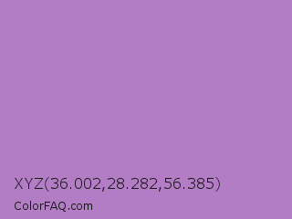 XYZ 36.002,28.282,56.385 Color Image