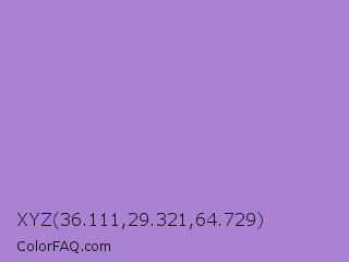 XYZ 36.111,29.321,64.729 Color Image