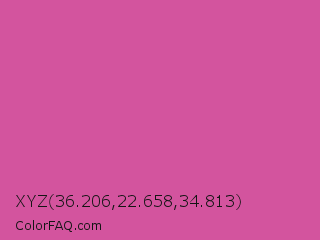 XYZ 36.206,22.658,34.813 Color Image