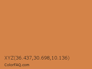 XYZ 36.437,30.698,10.136 Color Image