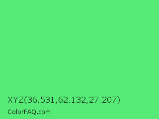 XYZ 36.531,62.132,27.207 Color Image