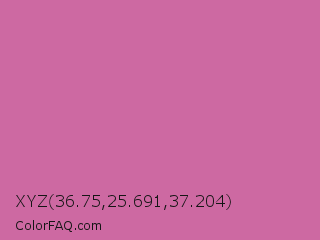 XYZ 36.75,25.691,37.204 Color Image