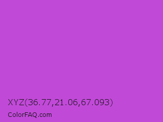 XYZ 36.77,21.06,67.093 Color Image