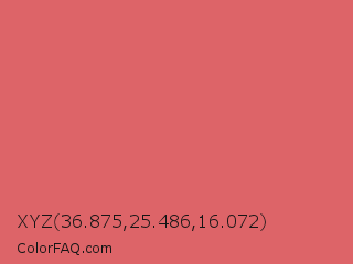 XYZ 36.875,25.486,16.072 Color Image