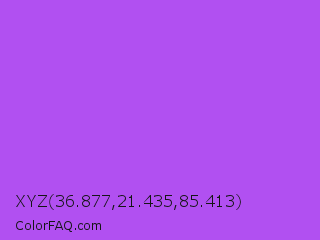 XYZ 36.877,21.435,85.413 Color Image