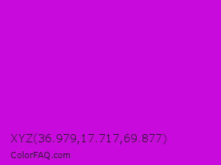 XYZ 36.979,17.717,69.877 Color Image