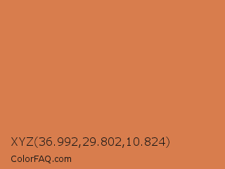 XYZ 36.992,29.802,10.824 Color Image