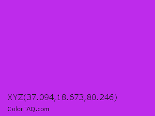 XYZ 37.094,18.673,80.246 Color Image