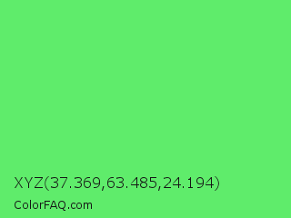 XYZ 37.369,63.485,24.194 Color Image