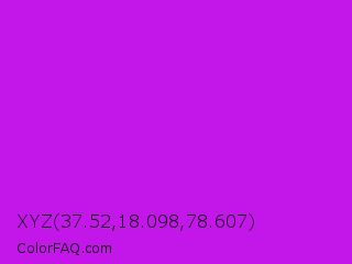 XYZ 37.52,18.098,78.607 Color Image