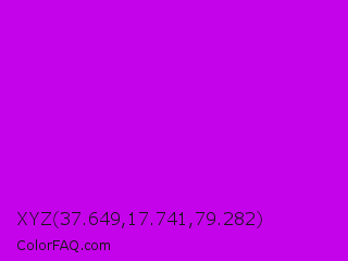 XYZ 37.649,17.741,79.282 Color Image