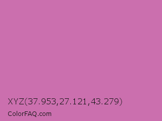 XYZ 37.953,27.121,43.279 Color Image