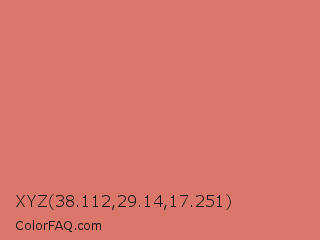 XYZ 38.112,29.14,17.251 Color Image