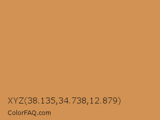 XYZ 38.135,34.738,12.879 Color Image