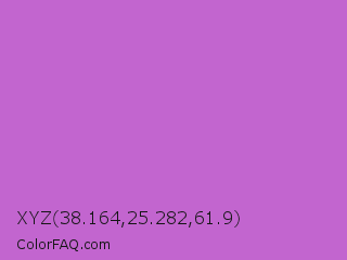 XYZ 38.164,25.282,61.9 Color Image