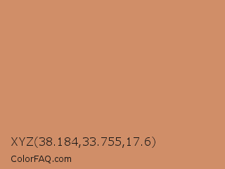XYZ 38.184,33.755,17.6 Color Image