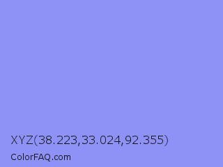 XYZ 38.223,33.024,92.355 Color Image
