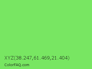 XYZ 38.247,61.469,21.404 Color Image