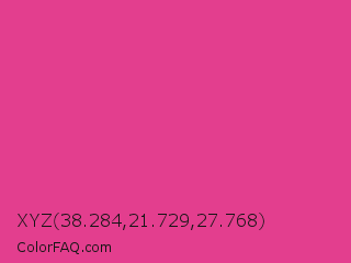 XYZ 38.284,21.729,27.768 Color Image