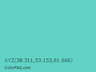XYZ 38.311,53.153,61.666 Color Image
