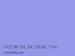 XYZ 38.331,34.729,81.774 Color Image