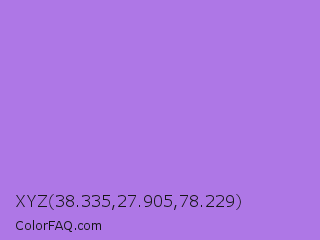 XYZ 38.335,27.905,78.229 Color Image